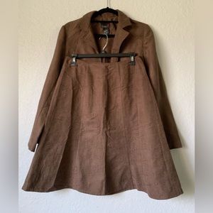 skirt and blazer set new size 8